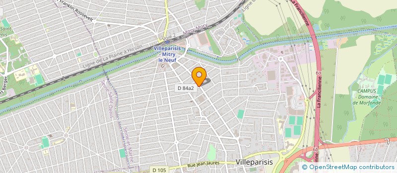 localisation de l'entreprise MONSIEUR WILLIAM VIBERT à VILLEPARISIS