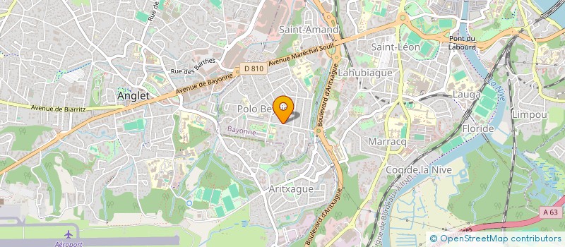 localisation de l'entreprise MONSIEUR WILLIAM VIGIER  BAYONNE