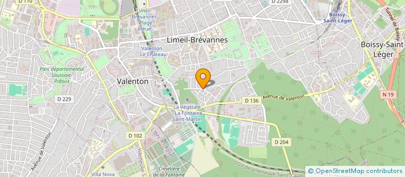 localisation de l'entreprise MONSIEUR WILLIAM VIGREUX à LIMEIL-BREVANNES