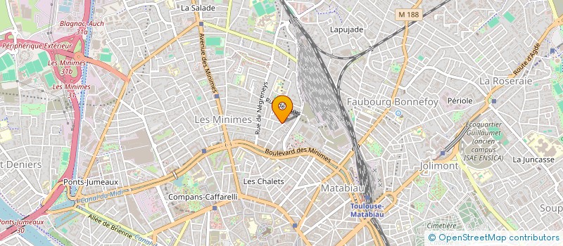 localisation de l'entreprise MONSIEUR WILLIAM VILLENAVE à TOULOUSE