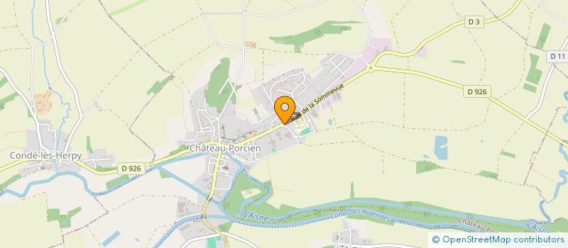 localisation de l'entreprise MONSIEUR WILLIAM VOLUER  CHATEAU-PORCIEN