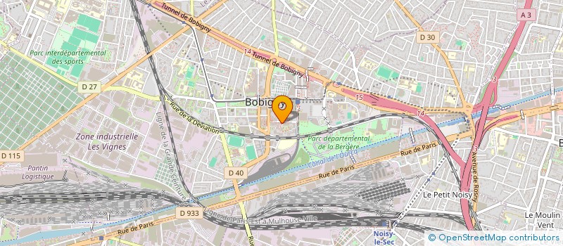 localisation de l'entreprise MONSIEUR WILLIAM WALACE KOUNGUE MOUAHA  BOBIGNY