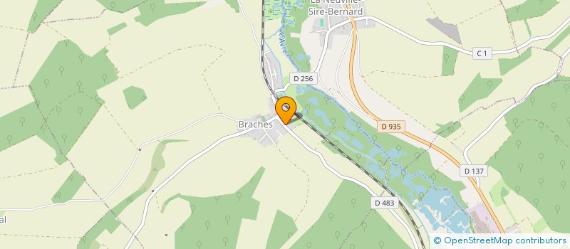 localisation de l'entreprise MONSIEUR WILLIAM WASSE  BRACHES