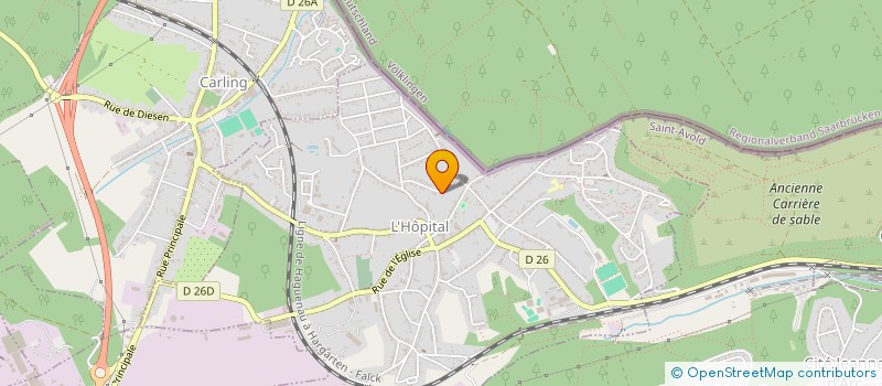 localisation de l'entreprise MONSIEUR WILLIAM WEBER  L'HOPITAL