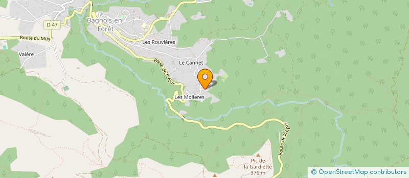 localisation de l'entreprise MONSIEUR WILLIAM WILLIOT à FREJUS