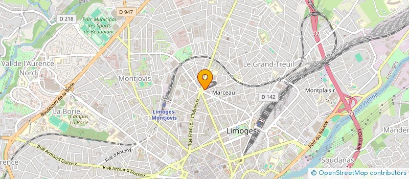 localisation de l'entreprise MONSIEUR WILLIAM WOLFF à LIMOGES