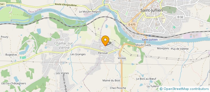 localisation de l'entreprise MONSIEUR WILLIAM WOLFF à SAINT-JUNIEN