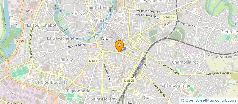 localisation de l'entreprise MONSIEUR WILLIAM WOODMAN à NIORT