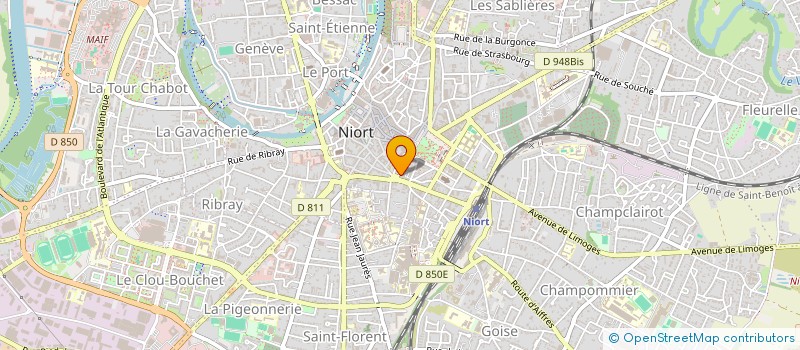 localisation de l'entreprise MONSIEUR WILLIAM WOODMAN à NIORT