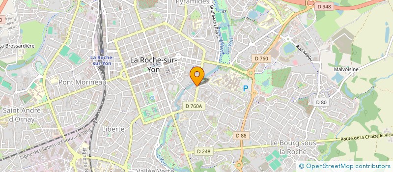 localisation de l'entreprise MONSIEUR WILLIAM YRIUS à LA ROCHE-SUR-YON
