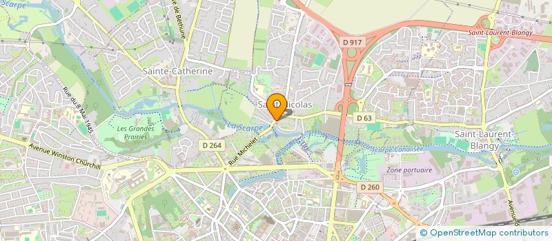 localisation de l'entreprise MONSIEUR WILLIAM ZHANG  SAINT-NICOLAS