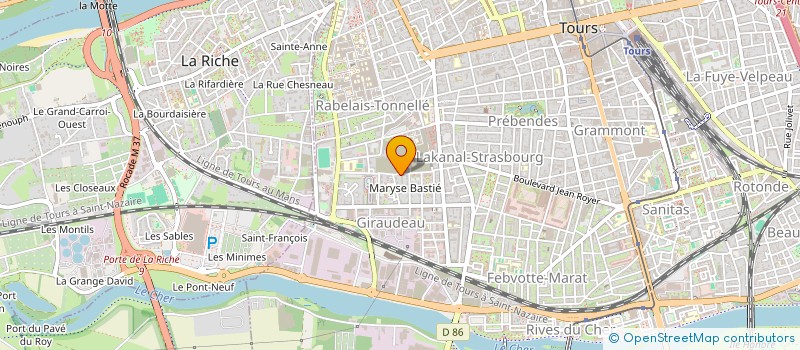 localisation de l'entreprise MONSIEUR WILLIAMS BARBIER  TOURS