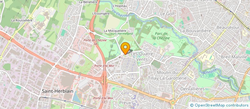 localisation de l'entreprise MONSIEUR WILLIAMS BENOIT MOUKOKO  SAINT-HERBLAIN