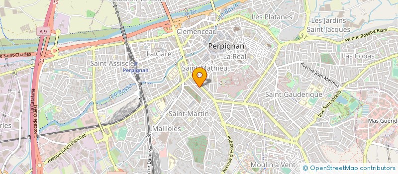 localisation de l'entreprise MONSIEUR WILLIAMS BINOIS à PERPIGNAN