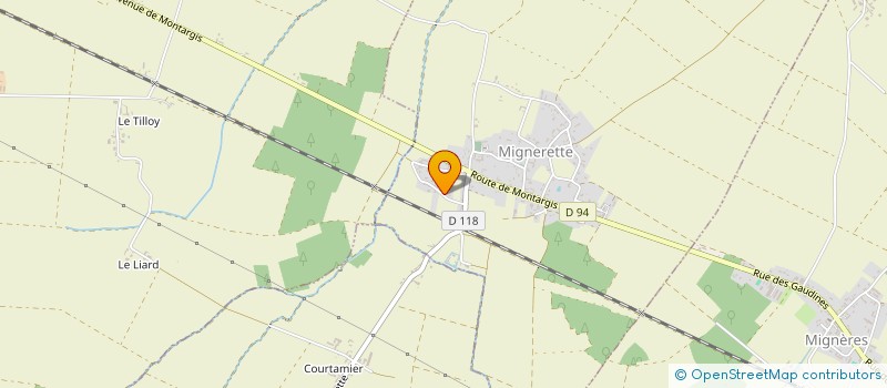 localisation de l'entreprise MONSIEUR WILLIAMS BLONBOU à MIGNERETTE