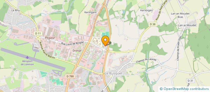 localisation de l'entreprise MONSIEUR WILLIAMS BOUVIER  LANNION