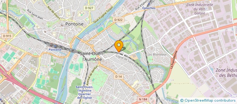 localisation de l'entreprise MONSIEUR WILLIAMS CHAMPROUX à SAINT-OUEN-L'AUMONE