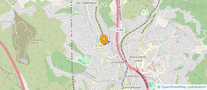 localisation de l'entreprise MONSIEUR WILLIAMS DALLEAU à LES PENNES-MIRABEAU