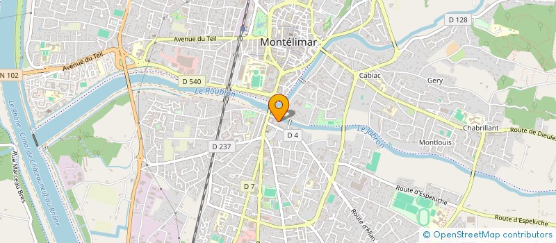 localisation de l'entreprise MONSIEUR WILLIAMS DARMON à MONTELIMAR