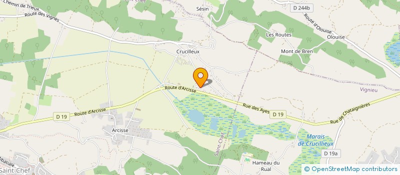 localisation de l'entreprise MONSIEUR WILLIAMS GOYET  SAINT-CHEF