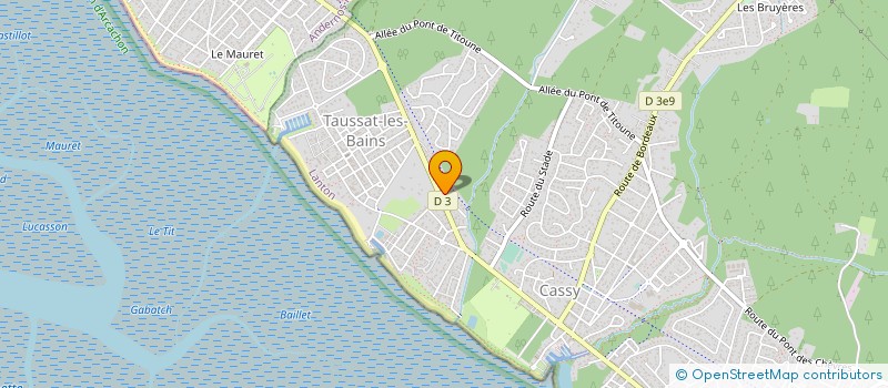 localisation de l'entreprise MONSIEUR WILLIAMS GRAVIER  LANTON