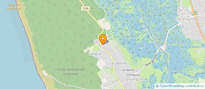 localisation de l'entreprise MONSIEUR WILLIAMS KUCHARSKI à LES SABLES D'OLONNE