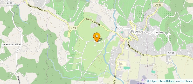 localisation de l'entreprise MONSIEUR WILLIAMS LETRAUT  FAYENCE