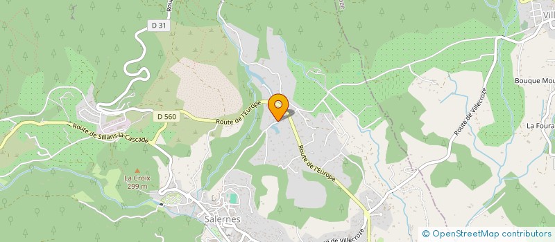 localisation de l'entreprise MONSIEUR WILLIAMS LUCCHETTI à SALERNES