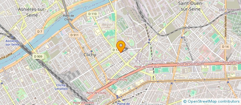 localisation de l'entreprise MONSIEUR WILLIAMS NGOM à CLICHY