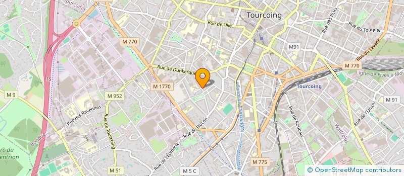 localisation de l'entreprise MONSIEUR WILLIAMS OKOYEV  TOURCOING