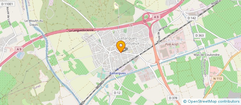 localisation de l'entreprise MONSIEUR WILLIAMS SERRANO à GALLARGUES-LE-MONTUEUX