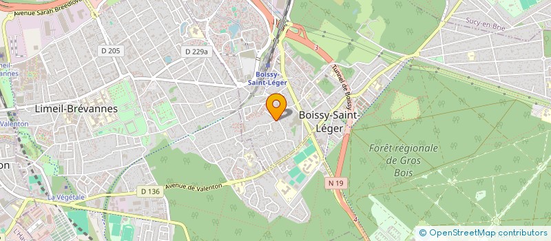localisation de l'entreprise MONSIEUR WILLIAMS TOUREAU à BOISSY-SAINT-LEGER