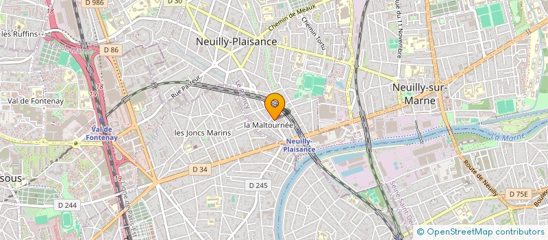 localisation de l'entreprise MONSIEUR WILLIAMSON LAMOUR  NEUILLY-PLAISANCE