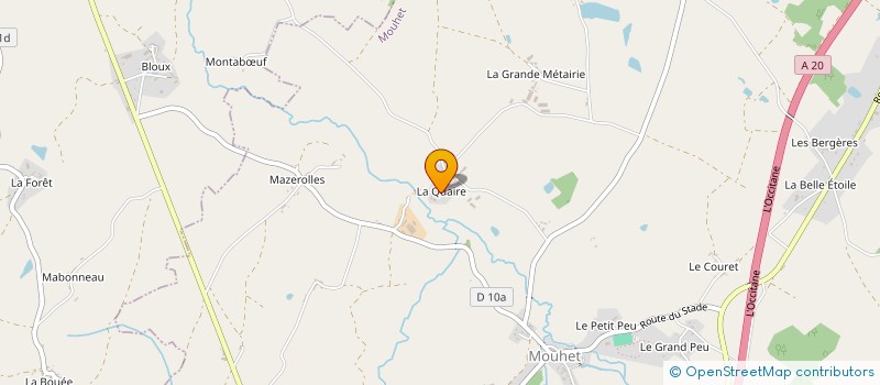 localisation de l'entreprise MONSIEUR WILLIAN PHILIPPON à MOUHET