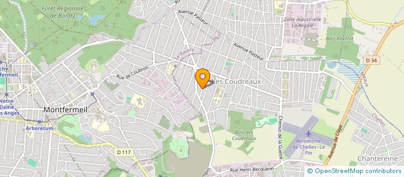 localisation de l'entreprise MONSIEUR WILLID SAINT GERMAIN  CHELLES