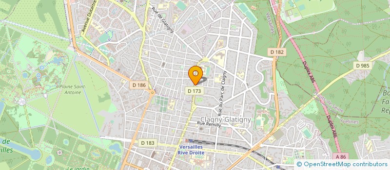 localisation de l'entreprise MONSIEUR WILLIE GOPEZ  LE CHESNAY-ROCQUENCOURT