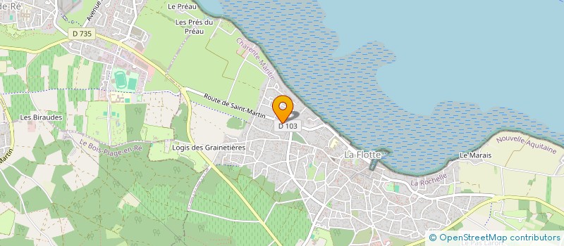 localisation de l'entreprise MONSIEUR WILLIG BIDET  LA FLOTTE