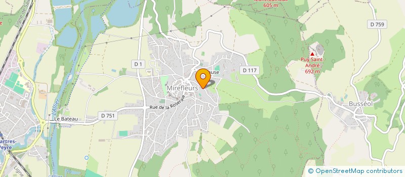 localisation de l'entreprise MONSIEUR WILLIS DEVIGNY  MIREFLEURS