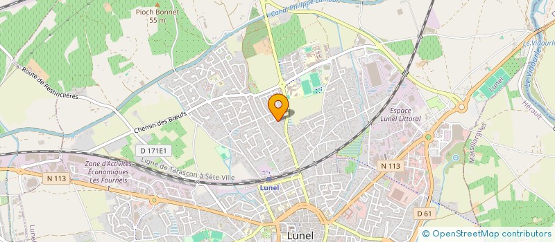 localisation de l'entreprise MONSIEUR WILLIS DONIEC à LUNEL