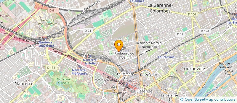 localisation de l'entreprise MONSIEUR WILLIS GBAGUIDI à COURBEVOIE