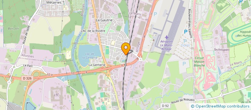 localisation de l'entreprise MONSIEUR WILLIS GERMAIN  ARNAGE