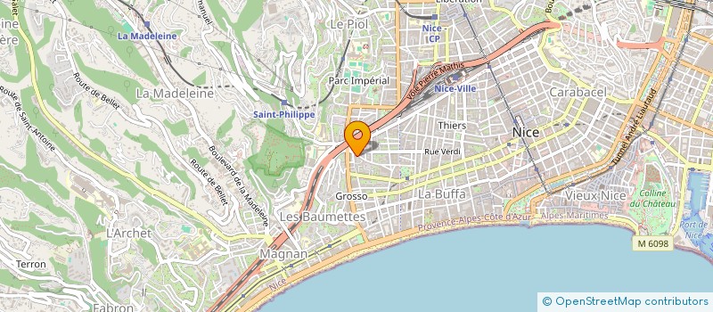 localisation de l'entreprise MONSIEUR WILLIS MARTIN--ERCHOFF  NICE