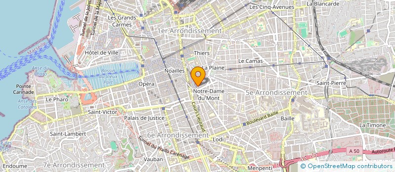 localisation de l'entreprise MONSIEUR WILLLIAM HOUSE à MARSEILLE