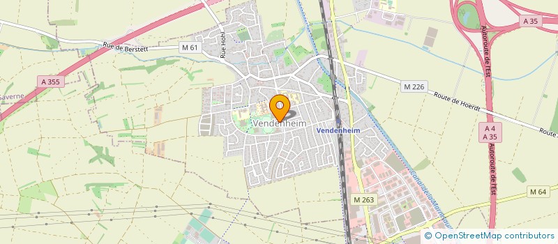 localisation de l'entreprise MONSIEUR WILLY ADOLPHE  VENDENHEIM