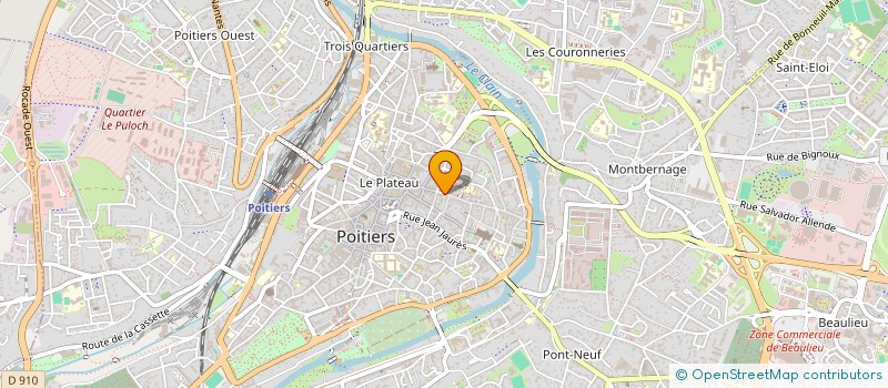 localisation de l'entreprise MONSIEUR WILLY AKUMUNTU à POITIERS