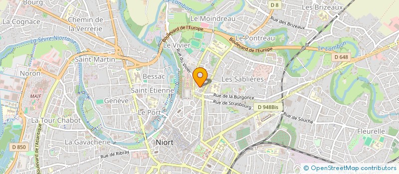 localisation de l'entreprise MONSIEUR WILLY ARCHAMBAULT à NIORT