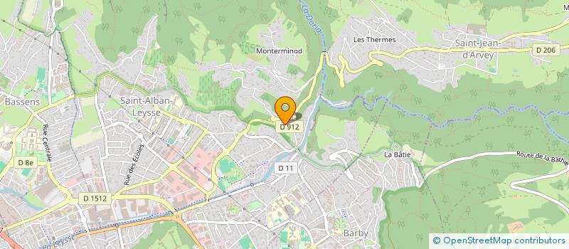 localisation de l'entreprise MONSIEUR WILLY ASSATI  SAINT-ALBAN-LEYSSE