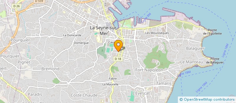 localisation de l'entreprise MONSIEUR WILLY AUDET  LA SEYNE-SUR-MER
