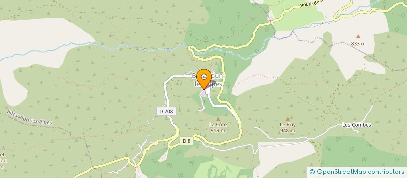 localisation de l'entreprise MONSIEUR WILLY AUDY à BEZAUDUN-LES-ALPES