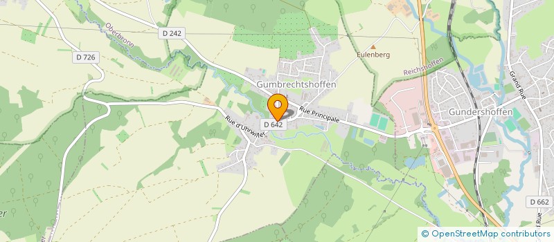 localisation de l'entreprise MONSIEUR WILLY BALMER  GUMBRECHTSHOFFEN